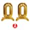 Beistle 26" Gold Self-Standing Foil Balloon Numbers, 2ct.
